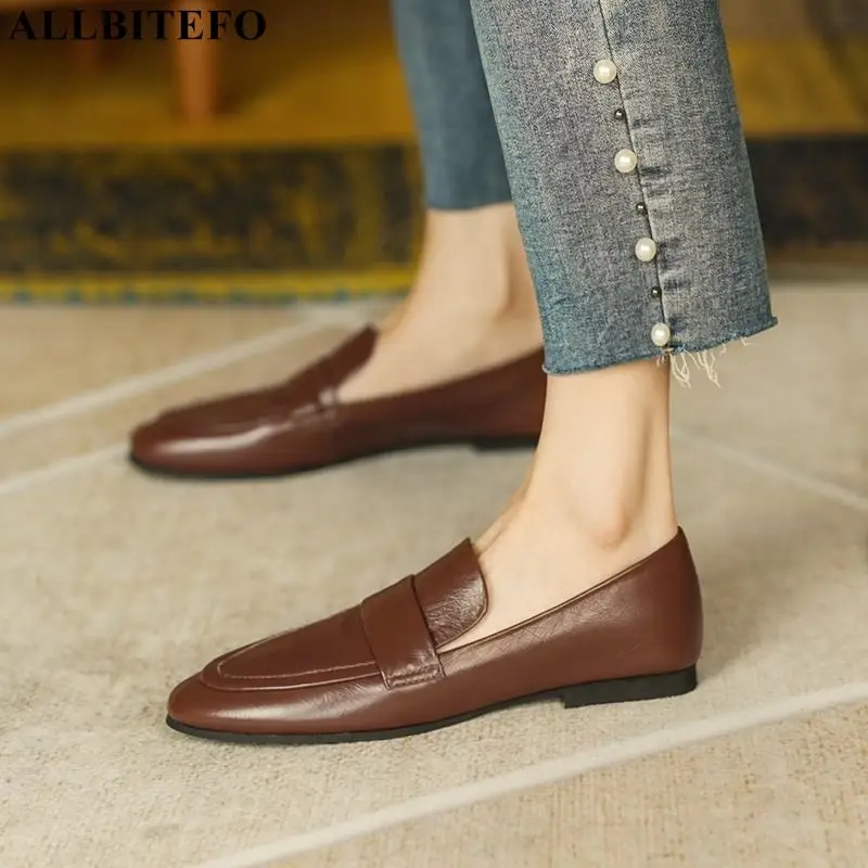 

Size 33-40 Fashion Casual Soft Genuine Leather Comfortable High-End Office Work Low Heel Shoes Spring Women Heels Shoes