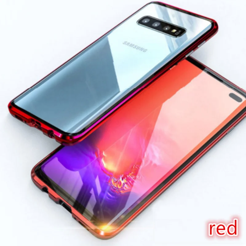 360 Передний+ задний двухсторонний 9Н чехол из закаленного стекла для samsung Galaxy ys10 S8 S10 Plus S9Plus S9 Note 9 8 чехол Магнитный