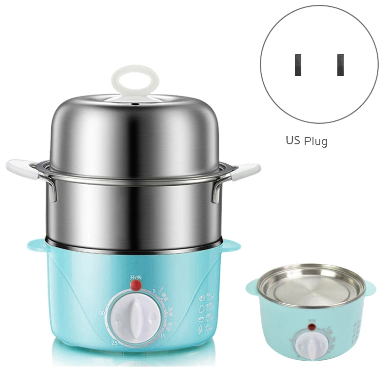 Бытовой двухслойный Электрический Бойлер Для яичной плиты до 14 яиц лоток из