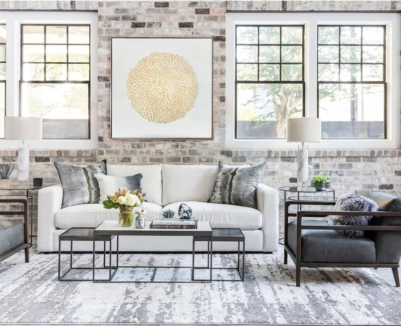 Goede Grote Canvas Art Abstract Schilderen Wall Art Canvas Schilderij Moderne Kunst Minimalistische Kunst Woonkamer Decor Wit En Goud Contoured