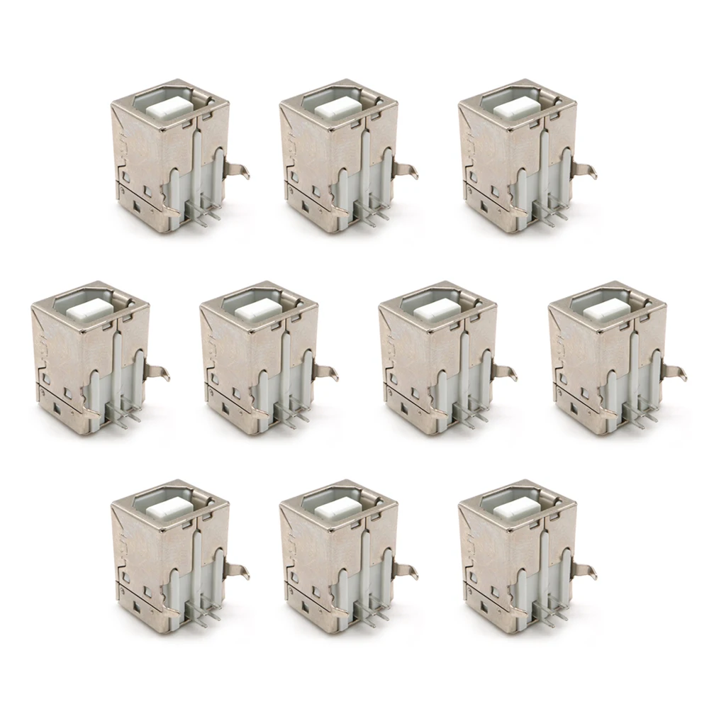 

10PCS B Type Female Sockets 90 Degree Plug-in Board DIP Printer Square Socket