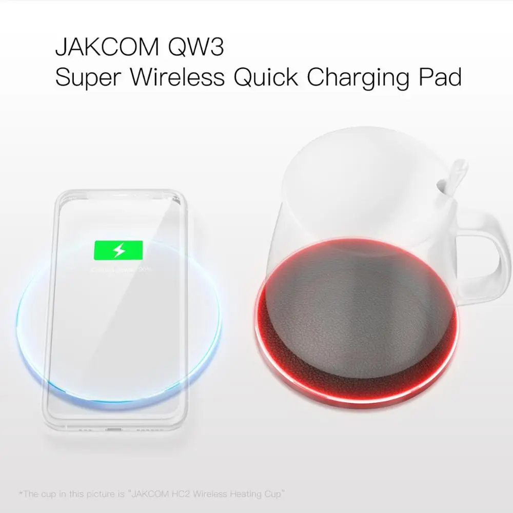 

JAKCOM QW3 Super Wireless Quick Charging Pad Match to s7 edge phone charger quick charge 3 10 pro car lightings