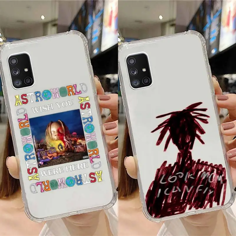 

Travis Scott Phone Case Transparent For Samsung Note A 7 8 9 10 20 50 51 71 90 20 11 81 e LITE Ultra PRO