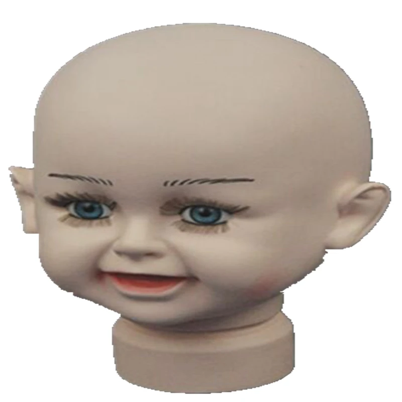 Детский манекен пластиковая голова парик для куклы тренировочная