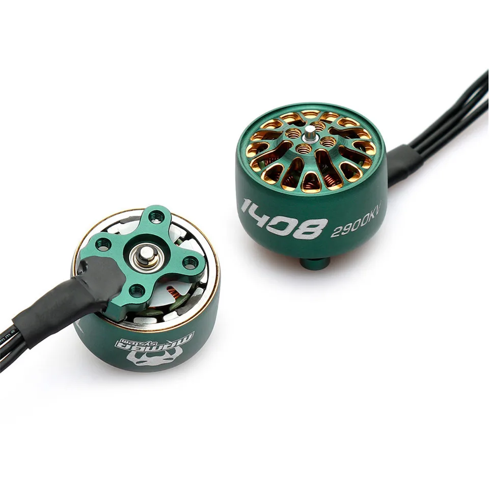 

DIATONE MAMBA TOKA 1408 2900KV 4100KV Brushless Motor Green Suit 3inch 4inch Propellers for RC FPV Racing Drone Qaudcopter Parts