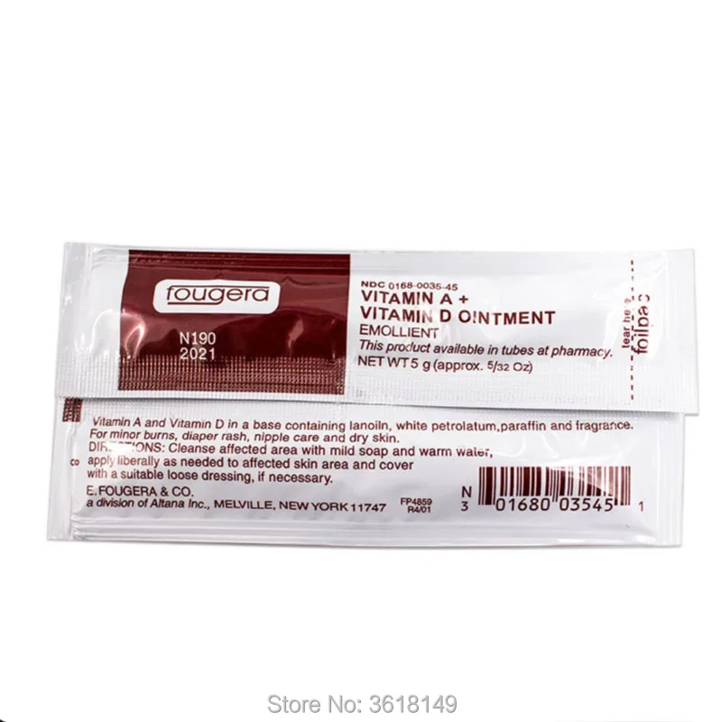 Горячая Распродажа Fougera витаминовая мазь A & D крем для ухода за татуировками после