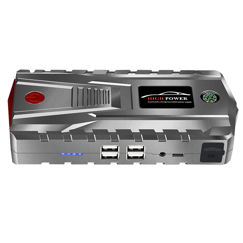 car jump starter 28000mah 800a portable emergency starter power bank for mobile phone 12v auto booster starting device battery free global shipping