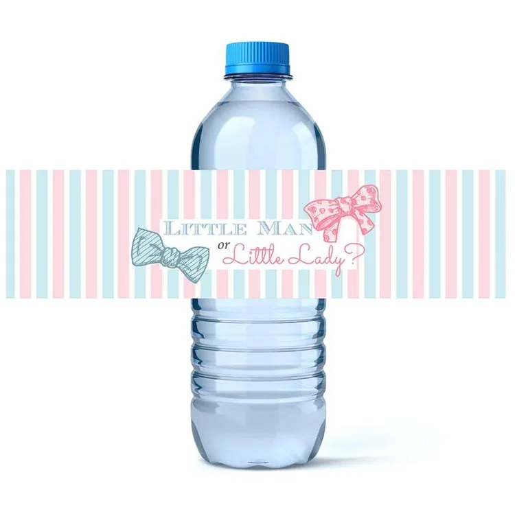 

Colorful Baby Shower Water Bottle Label Party Accessory Custom Kids Birthday Table Decoration Water Label Stickers Unique Favors