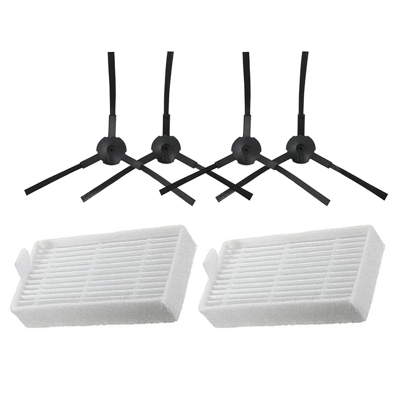 4*Side Brushes 2*Filters Side Brush Filter Kit For Medion MD16192 MD18500 MD18501 MD18600 Vacuum Cleaner | Дом и сад