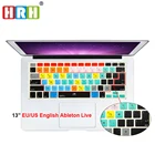 Модный силиконовый чехол HRH для клавиатуры Ableton с горячей клавишей быстрого доступа, защитный чехол для Mabook Air Pro Retina 13 