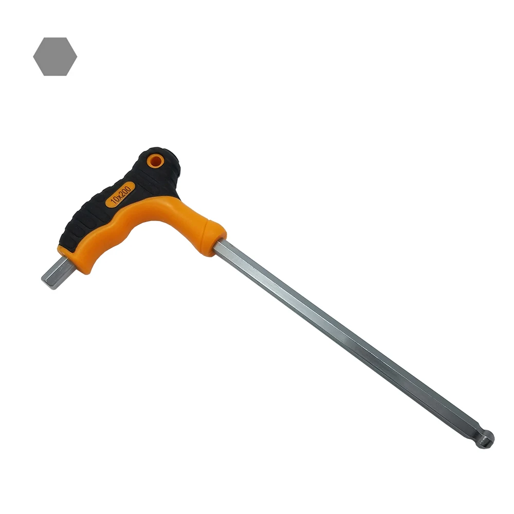 Набор шестигранных ключей 8 шт. Т-образная рукоятка Шариковая головка CRV |