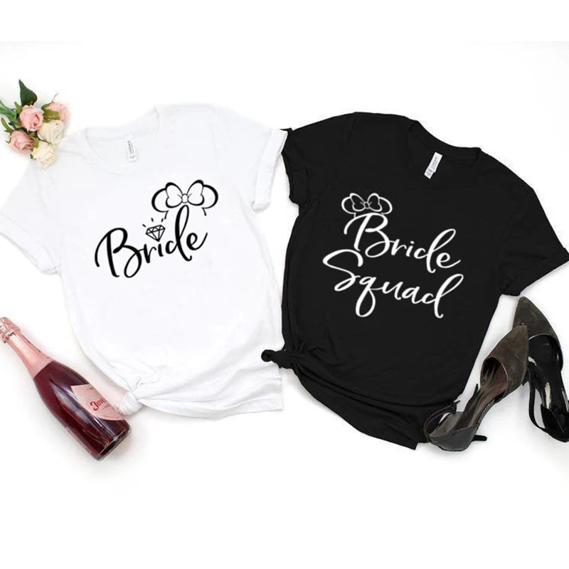 Рубашки для отряда невесты модная футболка девичвечерние эстетичная Женская
