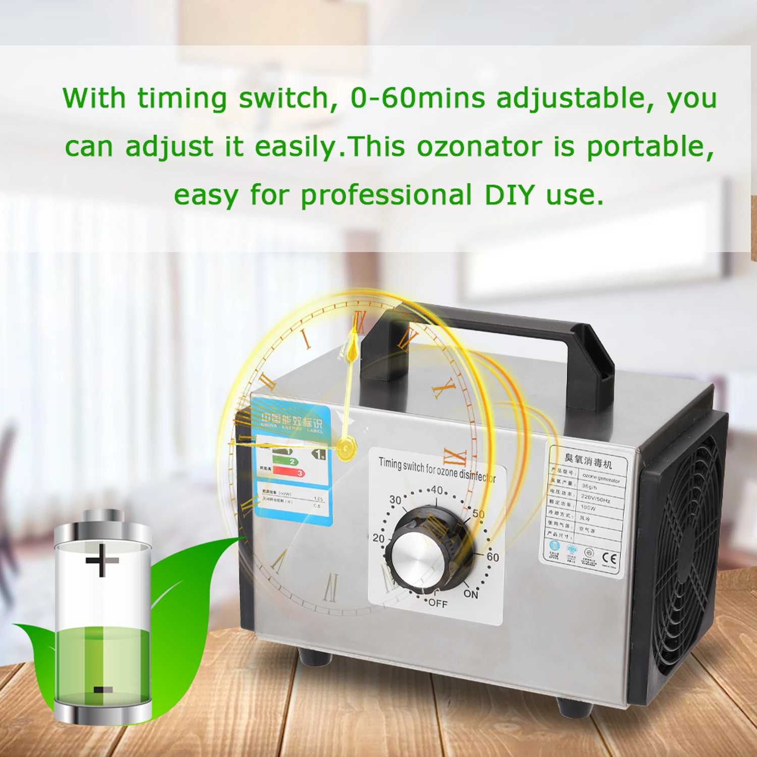 Бытовой генератор озона очиститель воздуха дезинфекционное оборудование