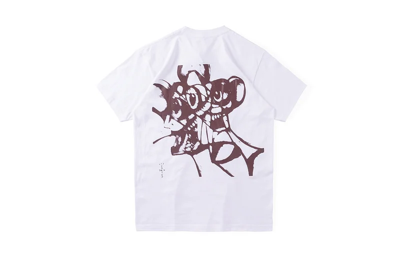 

2021 Travis Scott PORTRAIT OF TRAVIS WIP Print T Shirt Oversized Hip-hop High Street Tee Men Women Couple 100% Cotton T-Shirt