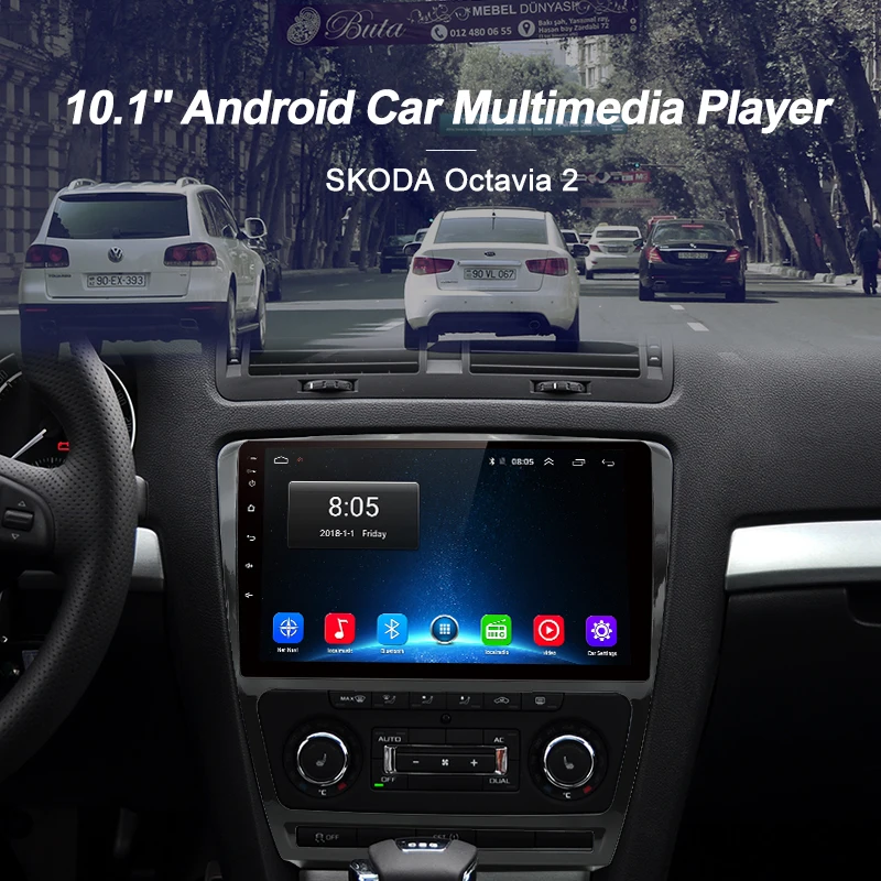Junsun V1 2G+ 32G Android 9,0 DSP для SKODA Octavia 2 2008-2013 автомобильный Радио Мультимедиа Видео плеер навигация gps RDS 2 din dvd