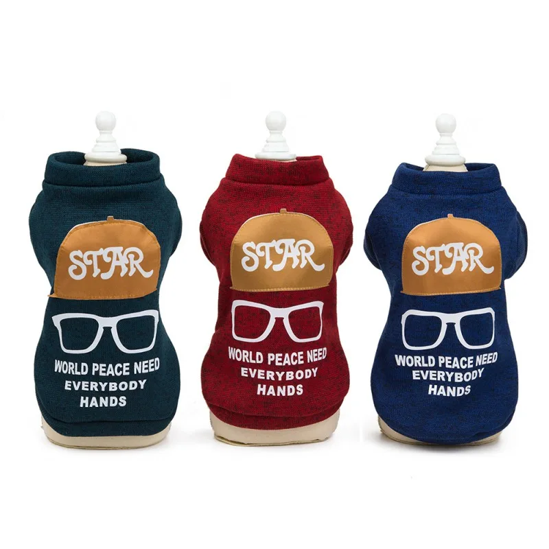 

Warm Pet Dog Hoodies Puppy Sweater Coat Winter Pet Cute Jacket Clothes Outfit Outerwear For Small Dogs Cats Puppy Pets Clothing