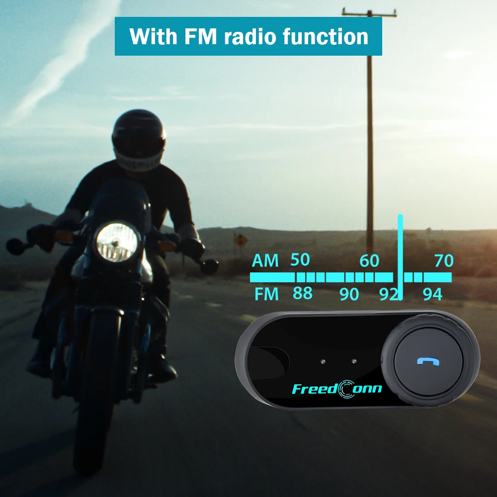 FreedConn T-COM VB Moto rcycle для мотоциклетного шлема мотогарнитура Bluetooth intercomunicador moto 3