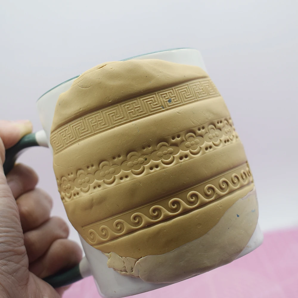 Глина штамп текстура коврик для тиснения лист керамическая керамика Полимерная