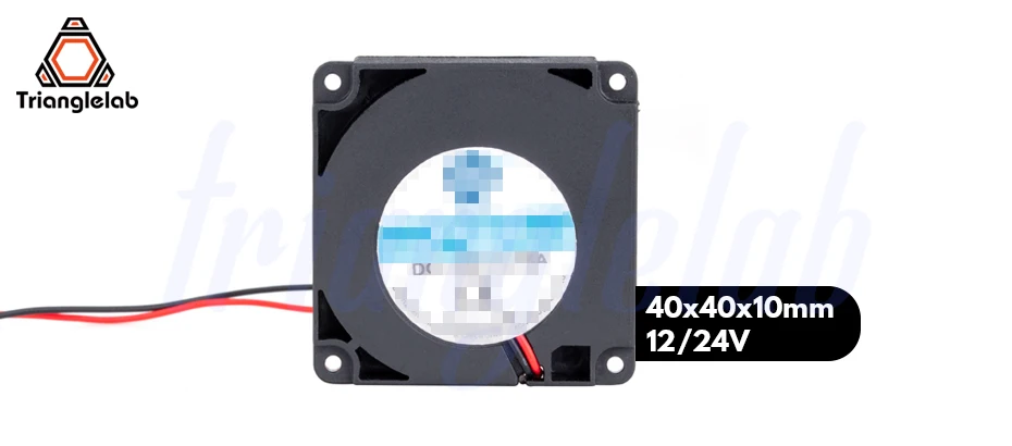 Trianglelab 4010 вентилятор высокого качества шарикоподшипник охлаждающий вентилятор DC 12 В/24 В Бесщеточный Охлаждающий теплоотвод для 3D-принтера
