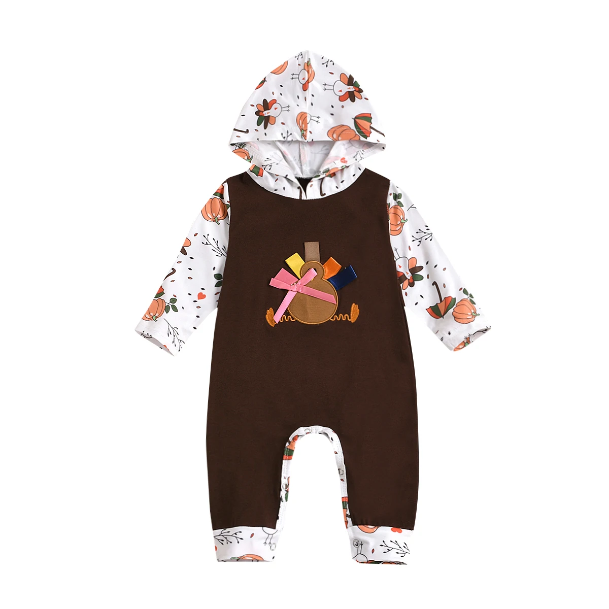 FOCUSNORM День благодарения Новорожденный ребенок девочка мальчик комбинезон с