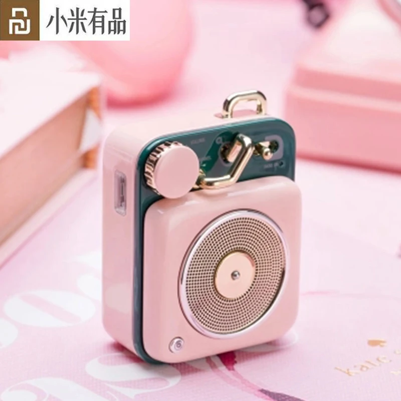 

Youpin Cat King Bluetooth speaker Atomic Record Player B612 Intelligent Audio Portable Zinc Aluminum shell caixa de som