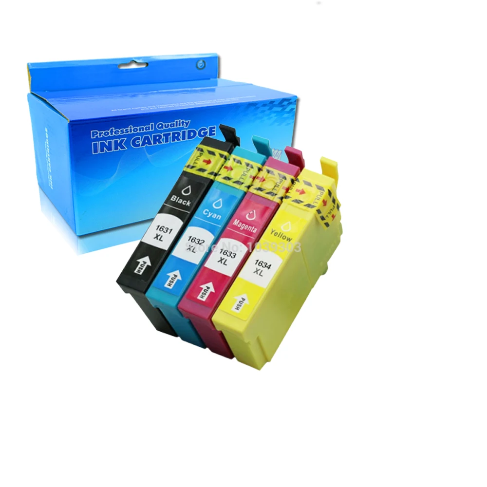 4 шт. совместимый Epson 16 16XL чернильные картриджи с Workforce WF 2630 2750DWF 2530WF 2510WF 2520NF 2650DWF|ink