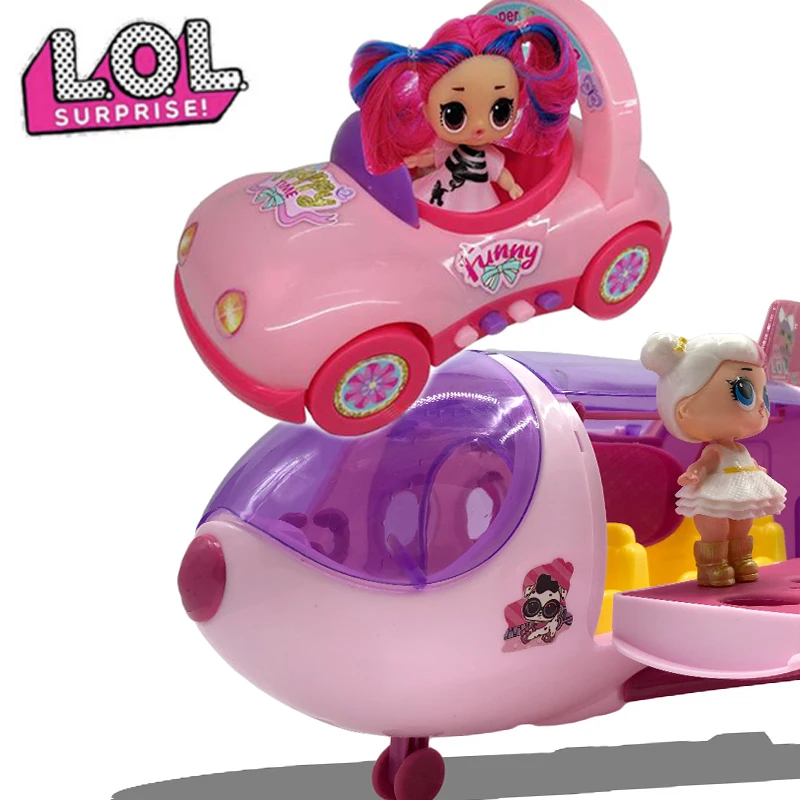 

Original LOL surprise dolls airplane surprise lols DIY toys dolls action movies model surprise toys Christmas gifts for girls