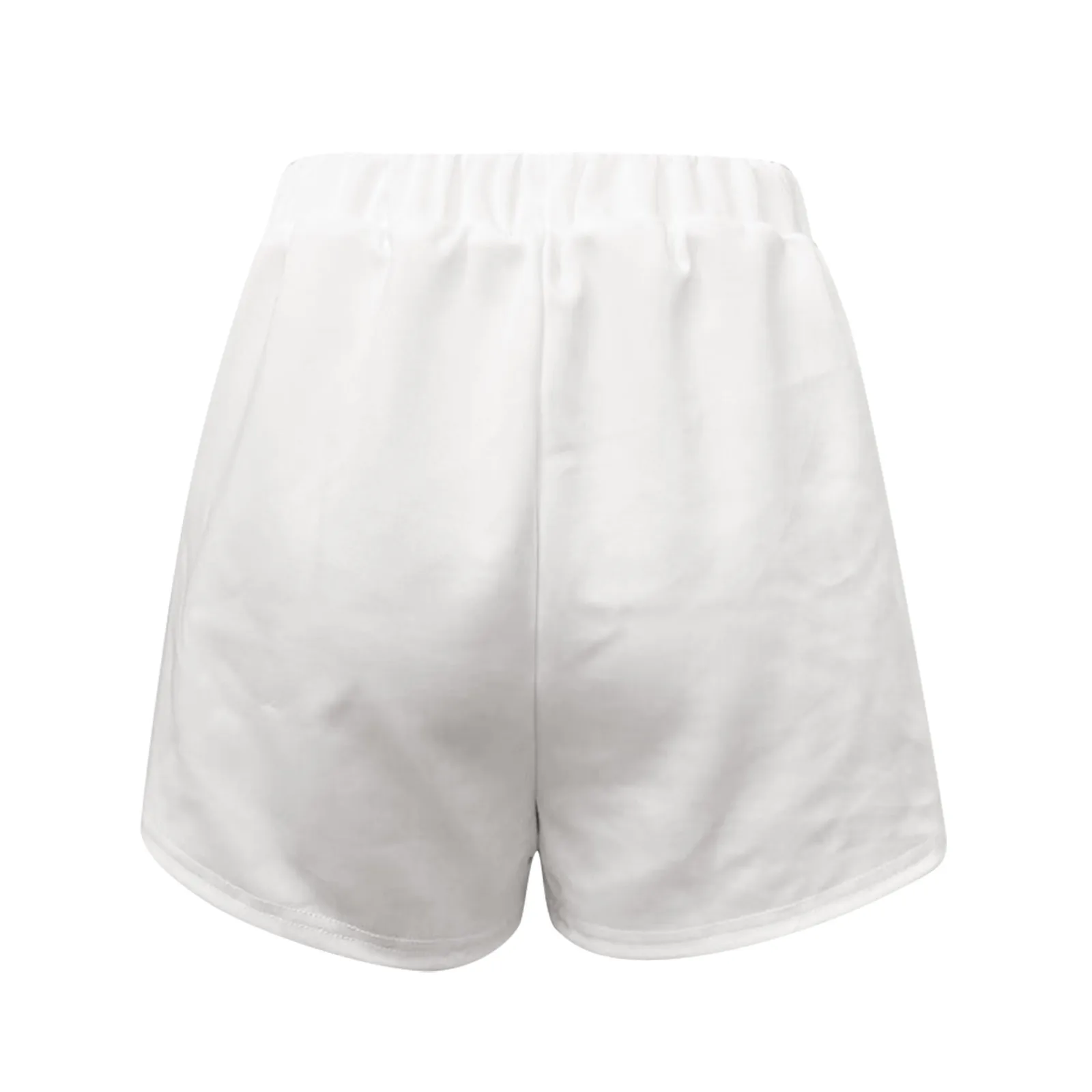

2021 High Waist Shorts Woman Summer Casual Plus Size Rope Tie Shorts Sport Summer Woman Fashion Wide Leg Beach Short New