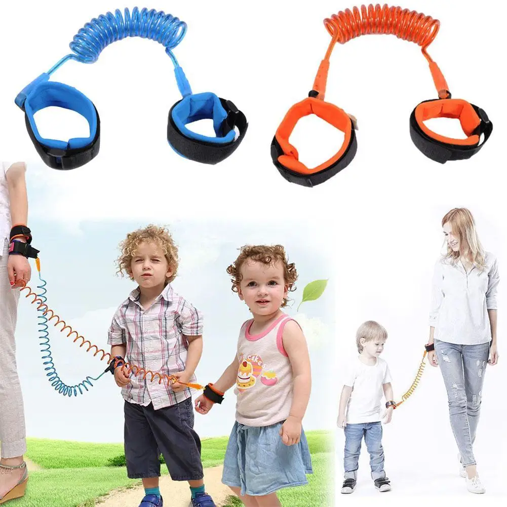 

Child Safety Harness Leash Anti Lost Adjustable Wrist Link Traction Rope Wristband Belt Baby Kids baby walkers