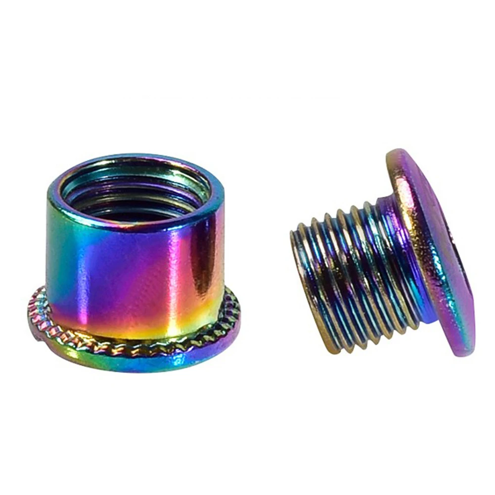 

Chain Ring Bolts Bike Crankset Screws Single Double Chainwheel Bolts Nuts Set Disc Screws for Road Bike Mountain Bike 4PCS