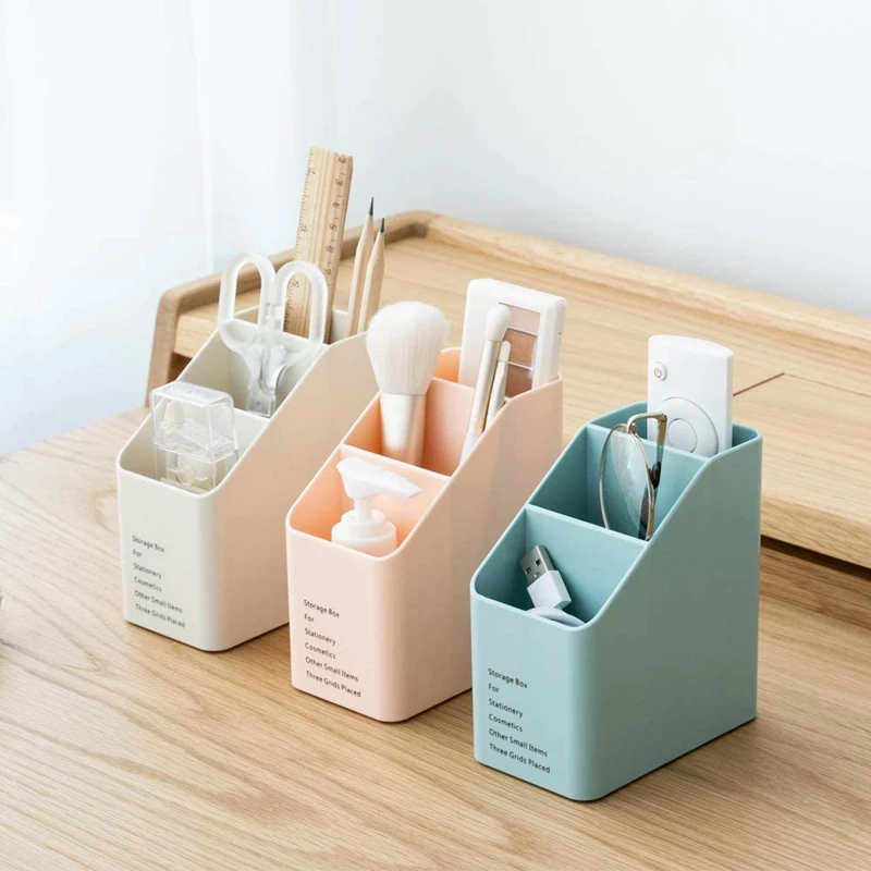 

Pencil Holder Desktop Storage Organizer Pen Box for School Home Office Art Supplies Set of 3