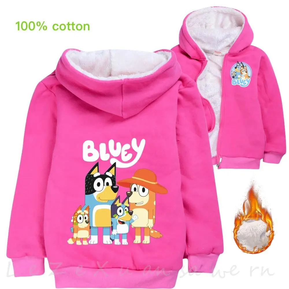 Новинка модные детские толстовки бинго Blueye одежда для мальчиков и девочек
