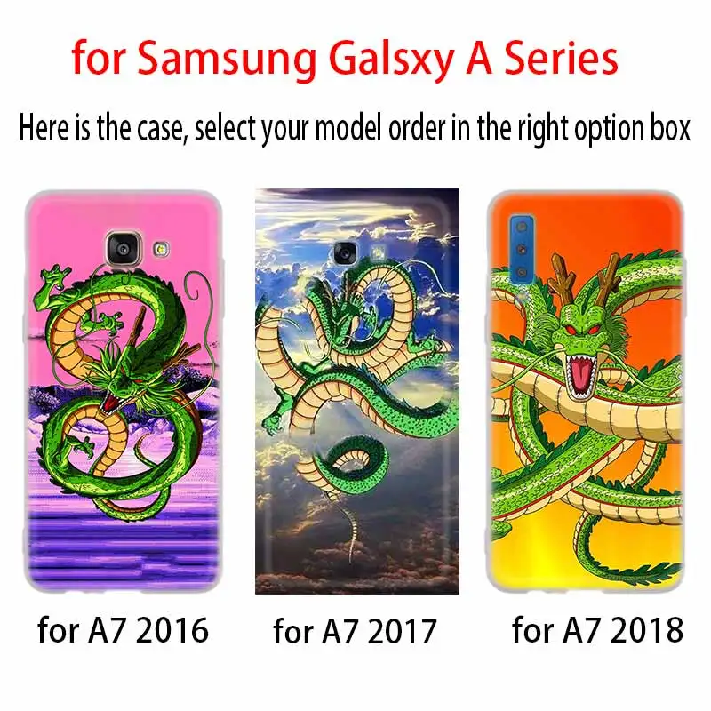 Chinese Dragon Silicone Case For Samsung A52 A32 A12 A72 A42 A21S 5G A3 A5 A6 A7 A8 Plus 2018 Cover | Мобильные телефоны и