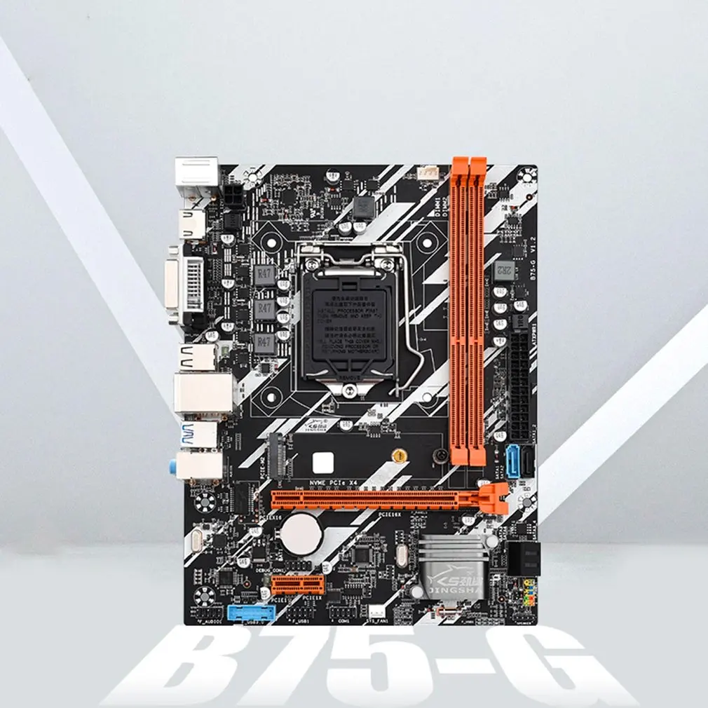 

Слесарный B75-G материнская плата Lga 1155 DDR3 VGA, HDMI, DVI USB3.0 для Intel LGA1155 Core I7 I5 I3 ЦП Xeon процессоры материнская плата