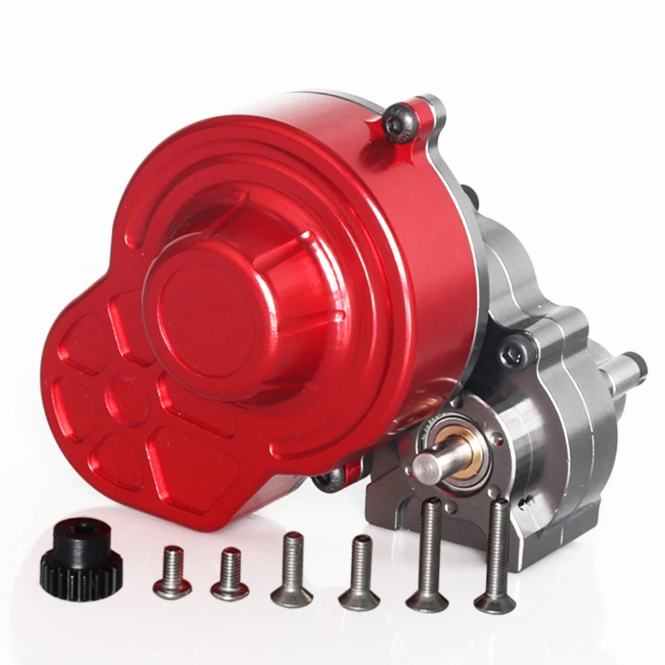 Полностью Металлическая реверсивная коробка передач для 1/10 RC Crawler Axial SCX10 90027 II 90047