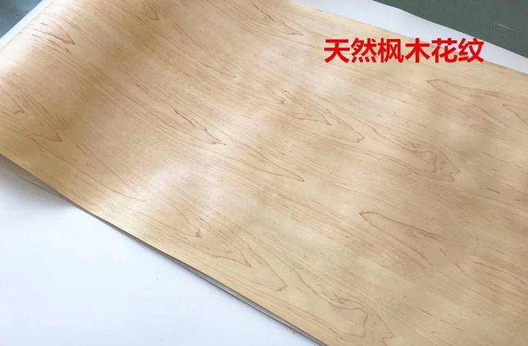 Реконструированный натуральный белый кленовый шпон для мебели 50 см x 250 толщина 0 2