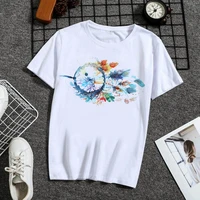 summer women t shirt summer wind chimes printed tshirts casual tops tee harajuku 90s vintage white tshirt female clothing