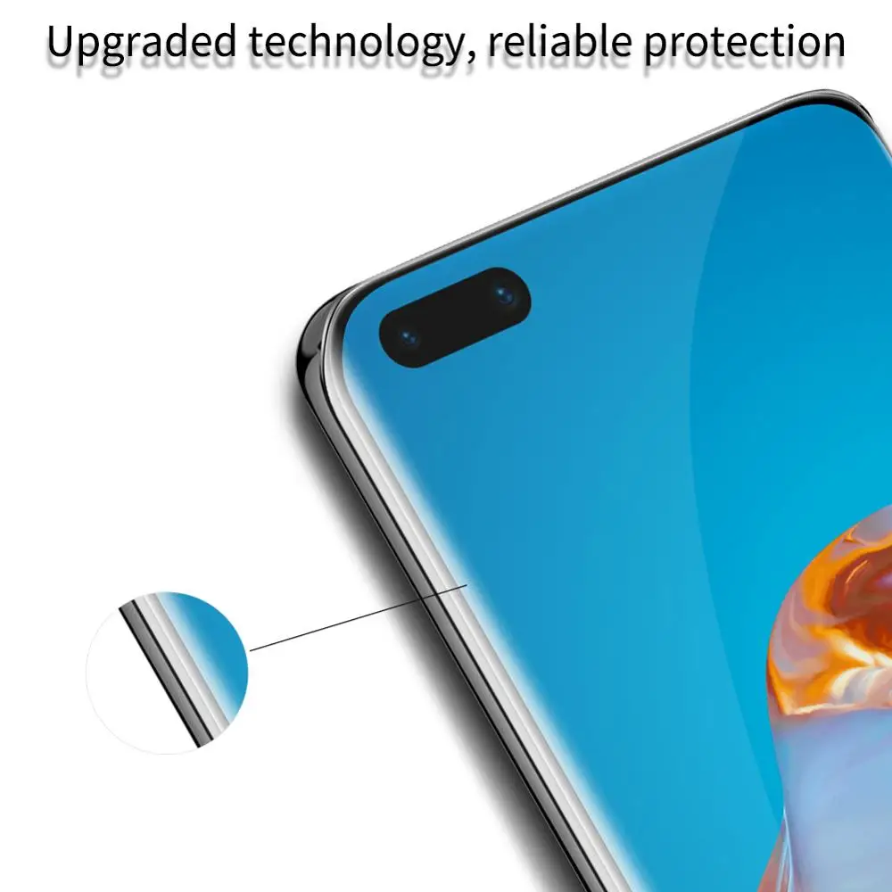 Для Huawei P40 Pro Plus P30 Полное покрытие Закаленное стекло Защитная пленка NILLKIN 3D DS + MAX