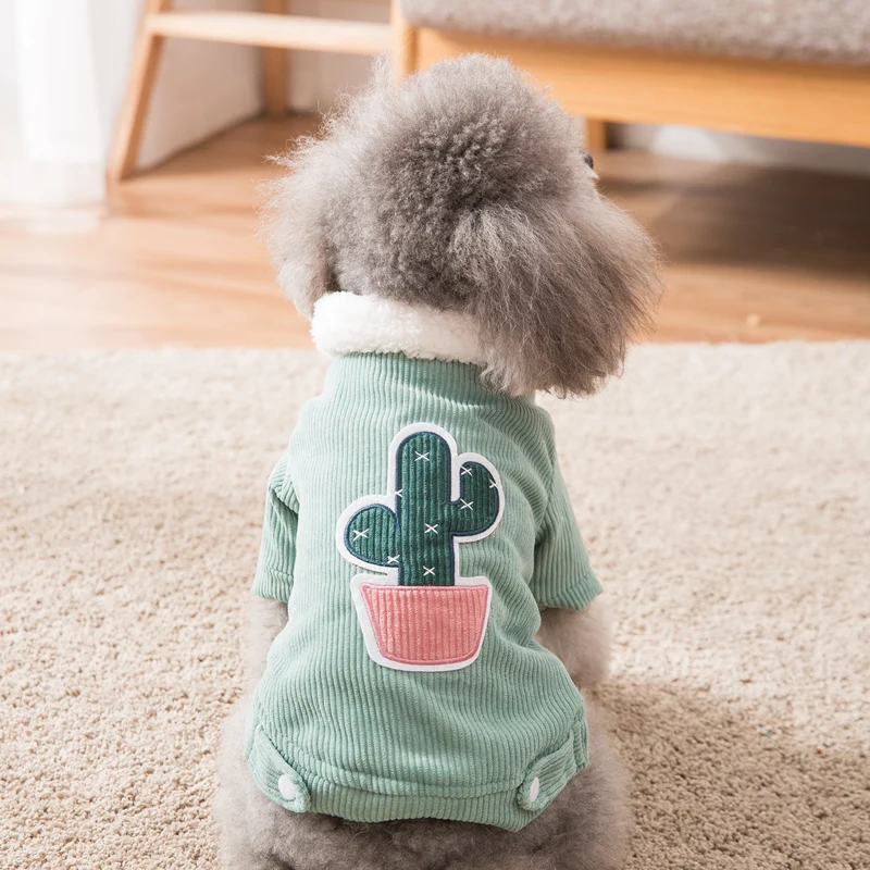 Одежда для собак Hipidog зимние маленькие вельветовые комбинированные теплые