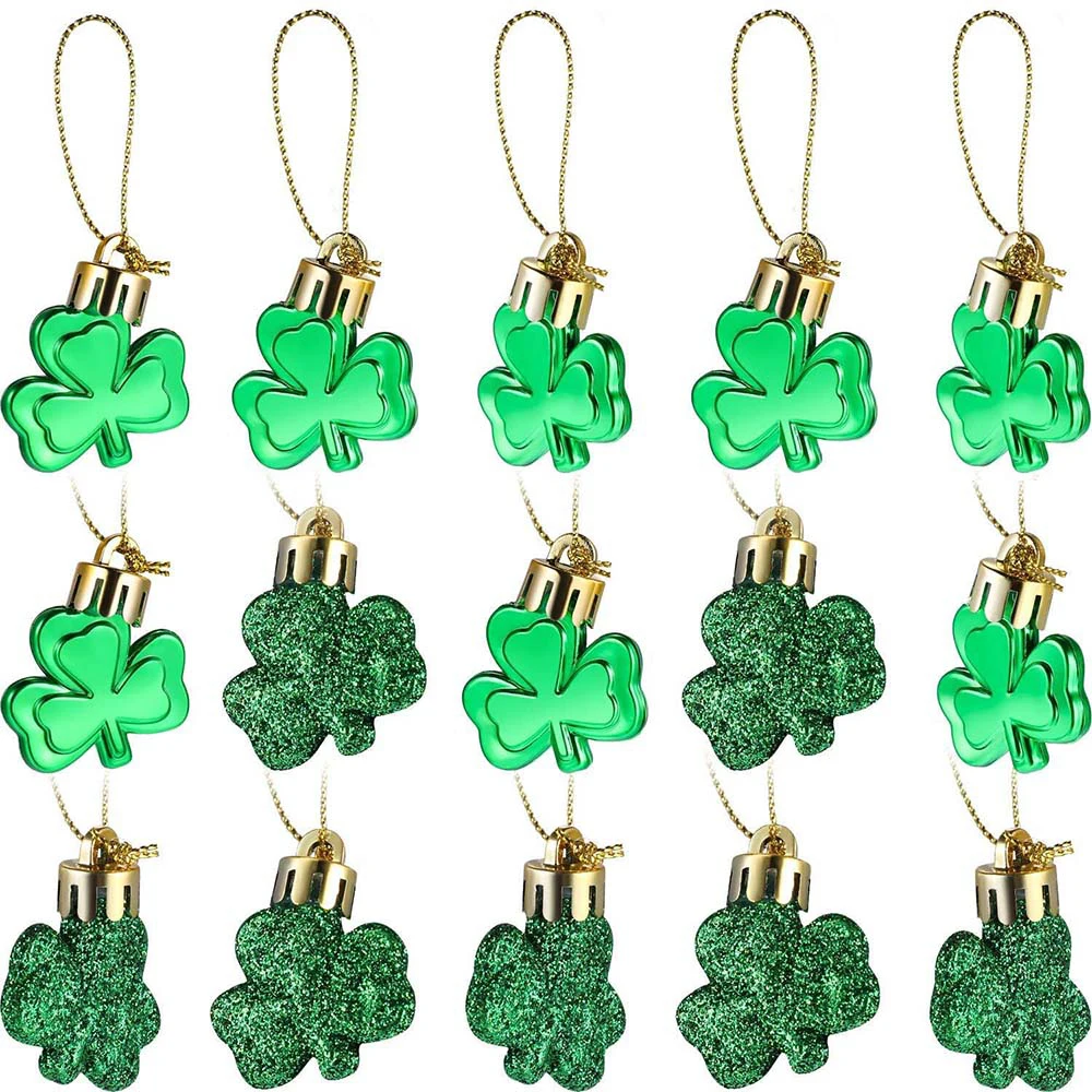 

1pc Clover Pendant for St Patrick's Day Event Decor Party DIY Supplies Green Pendant Party Supplies