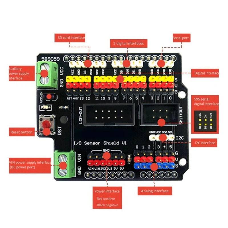 Расширительная многофункциональная макетная плата микроконтроллера для Arduino UNO