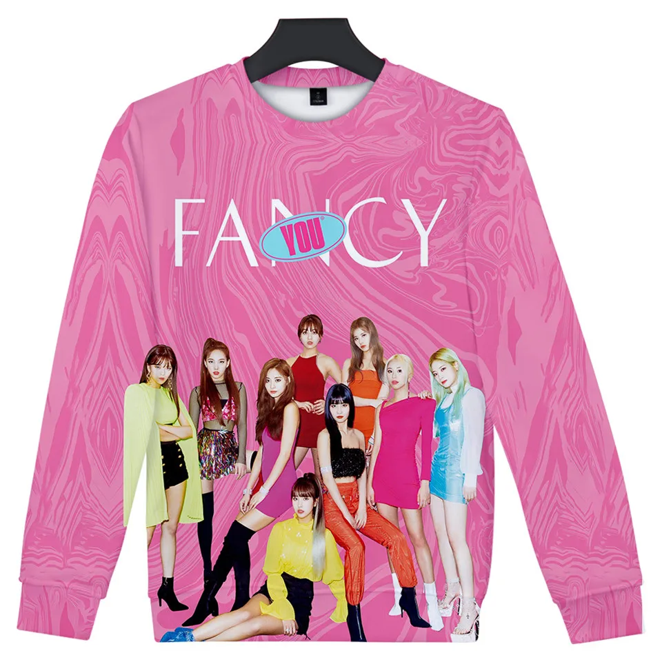 Дважды новый альбом нравишься 3D толстовки женские хип хоп Толстовка harajuku/Женские