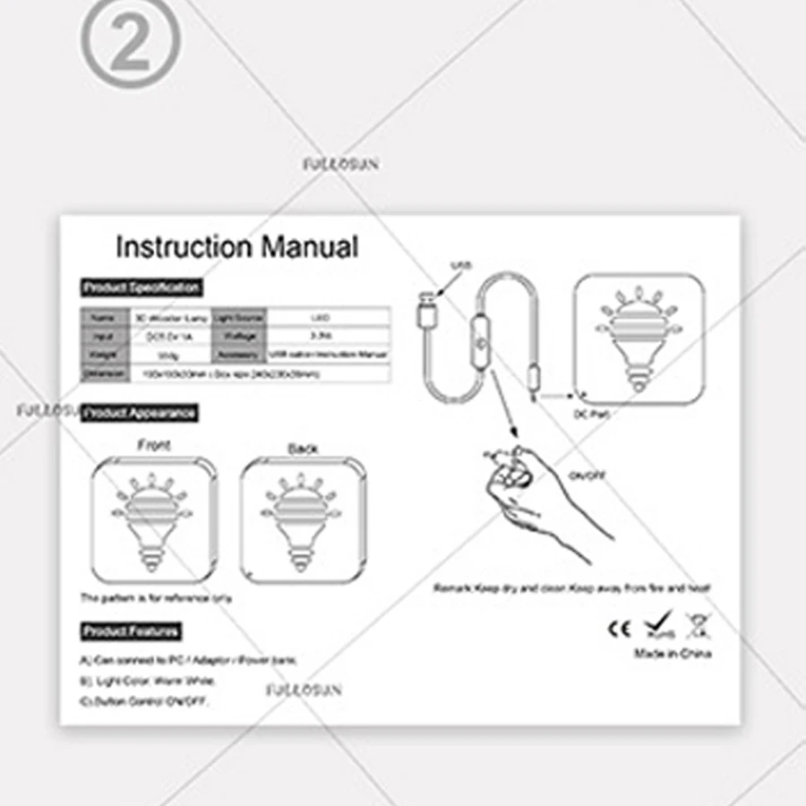 

New unique creative table lamp solid wood carving wood lamp 3D night lamp A802