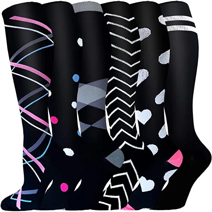 

Новые Компрессионные носки унисекс спортивные гольфы длинные гольфы черные носки серии унисекс на открытом воздухе занятий спортом, будь то Велосипедный спорт или бег длинные Давление чулки