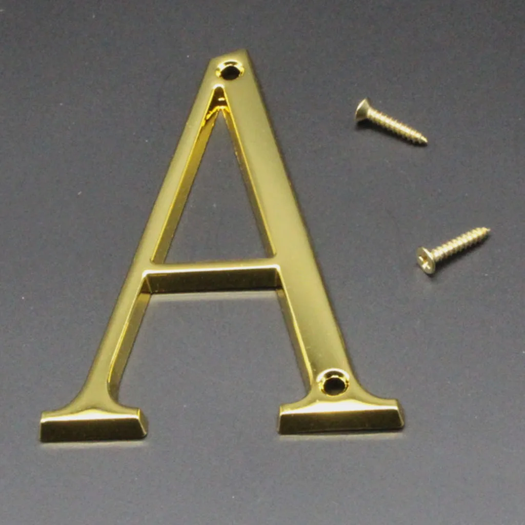 Номер дома из цинкового сплава на плавающей табличке с буквами, украшение для детской комнаты