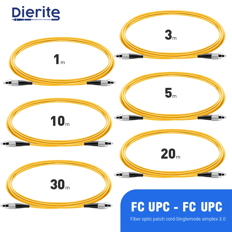 

FC UPC-FC UPC одномодовый волоконно-оптический соединительный кабель SM 3,0 мм 9/125um FTTH волоконно-оптический соединительный шнур 1 м 3 м 5 м 10 м 20 м