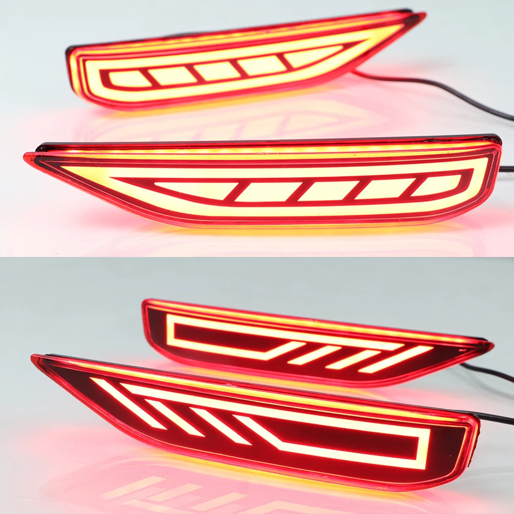 1 пара светодиодных автомобилей светодиодный задний противотуманный фонарь стоп