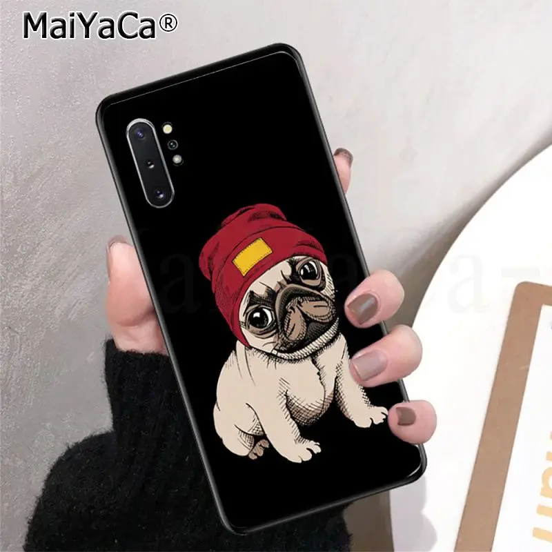 Высококачественный чехол для телефона MaiYaCa Frenchies Pretty puppy Pug Bulldog samsung note 3 4 5 7 8 9 10 Pro