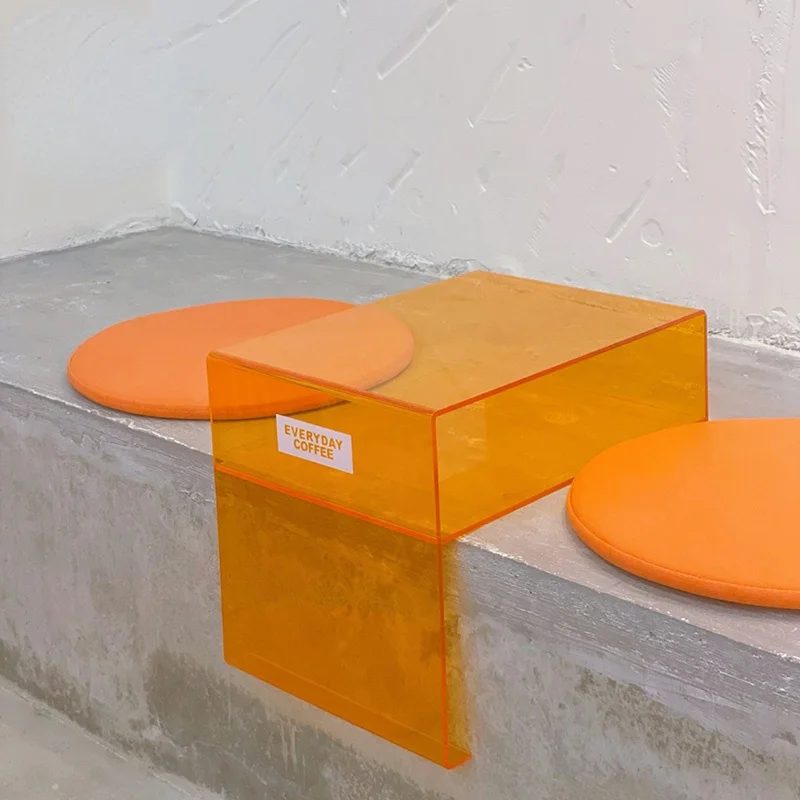 

GY Customized Clothing Store Decoration Props Window Color Acrylic Display Stand L-Shaped Box Desktop Display Stand