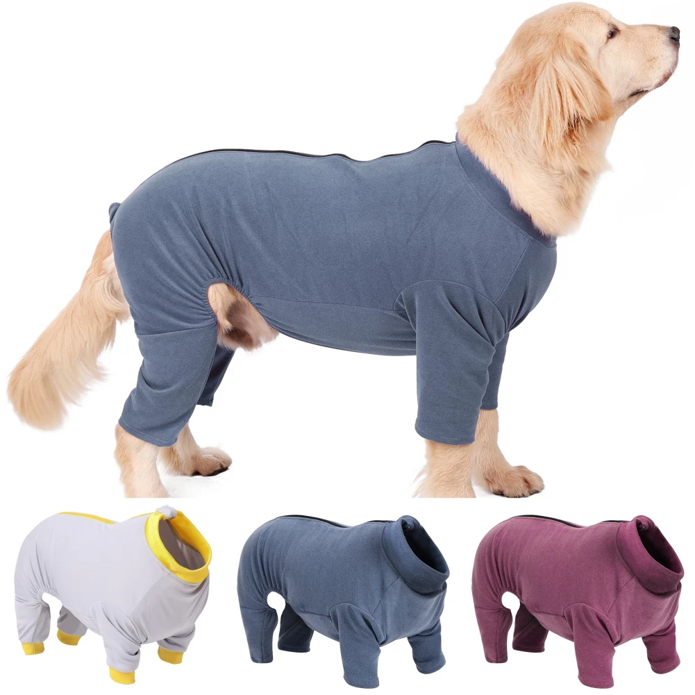 

Long Sleeve Dog Surgical Recovery Suit Jumpsuit Anti-Licking Abdominal Wound Protector Alternative after Surgery Wear Pet Jumper